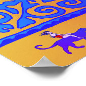 Nomadische Frau Poster (Ecke)