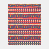 Nomadische Threads | Aztec Muster Fleece Blanket (Vorderseite)