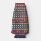 Nomadische Threads | Aztec Pattern Beverage Cooler Flaschenkühler (Vorderseite)