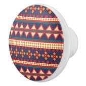 Nomadische Threads | Aztec Pattern Keramik Knob Keramikknauf (Rechts)