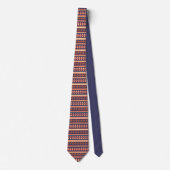 Nomadische Threads | Aztec Pattern Necktie Krawatte (Vorderseite)