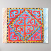 Nomadische Weisheit. Traditionelle Kunst in Zentra Poster (Vorne)