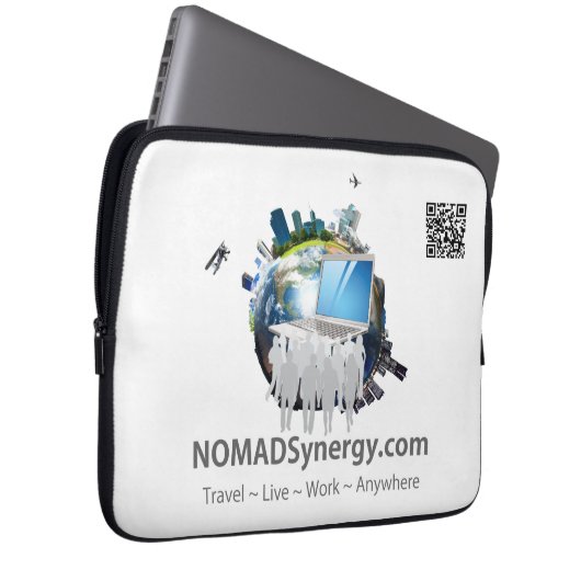 NOMADSynergy - Laptop-Sieb 13" Laptopschutzhülle (Vorne Rechts)