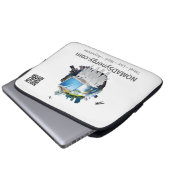 NOMADSynergy - Laptop-Sieb 13" Laptopschutzhülle (Vorne Knopf)