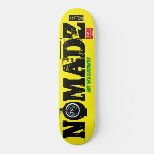 NOMADZ SKATEBOARDS / JMT USA (Vorderseite)
