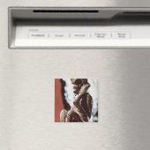 Nomali-Figur des Mende-Stammes Magnet (In Situ (Geschirrspüler))