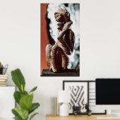 Nomali-Figur des Mende-Stammes Poster (Heimbüro)
