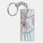 Nome Airport Chart / Taxistand Schlüsselanhänger (Vorderseite links)