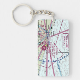 Nome Airport Chart / Taxistand Schlüsselanhänger