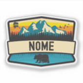 Nome, Alaska Aufkleber (Vorderseite)