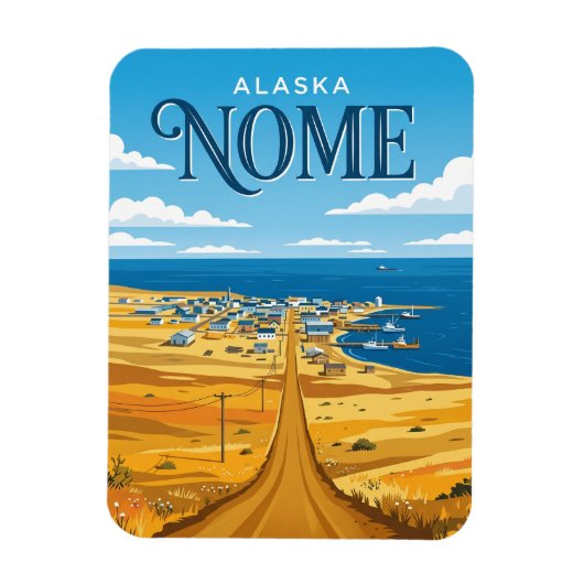 Nome (Alaska) Magnet (Vertikal)