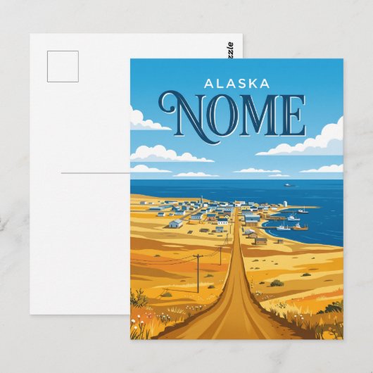Nome (Alaska) Postkarte (Vorne/Hinten)