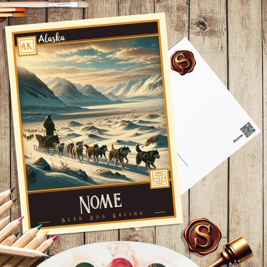 Nome, Alaska | Vintage Postkarte