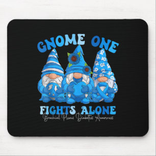 Nome ein Kampf allein wir tragen Blau für Diabetes Mousepad