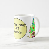 Nome eins wie Ihr Name Cookies, die Herz-Kuchen Kaffeetasse (VorderseiteRechts)