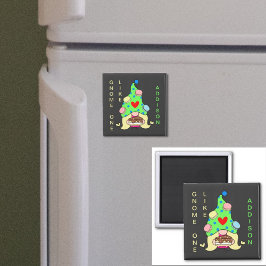 Nome eins wie Ihr Name Cookies, die Herz-Kuchen Magnet