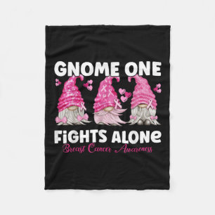 Nome One Fights allein rosa _ Brustkrebs Awaren Fleecedecke