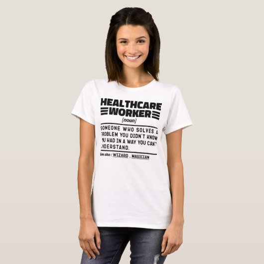 Nominalwert für Gesundheitsarbeiter - Funny Zitat T-Shirt (Vorne ganz)