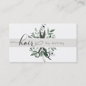 Nominierung für moderne Foliage Salon Shears Visitenkarte (Vorderseite)