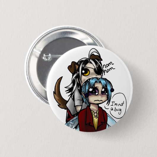 NomNom Knopf Button (Vorne & Hinten)