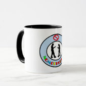 NOMOPHOBISCHE Tasse (Vorderseite Links)