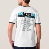 #NOMOREBS T - Shirt WEG Ausflug (Rückseite)
