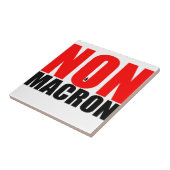 NON à MACRON Fliese (Seite)