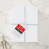 NON à MACRON Geschenkanhänger (Mit Garn)