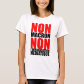 NON à MACRON Non à Intoxiication Media WT T-Shirt (Vorderseite)