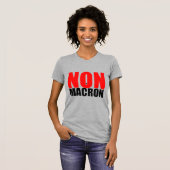 NON à MACRON T-Shirt (Vorne ganz)