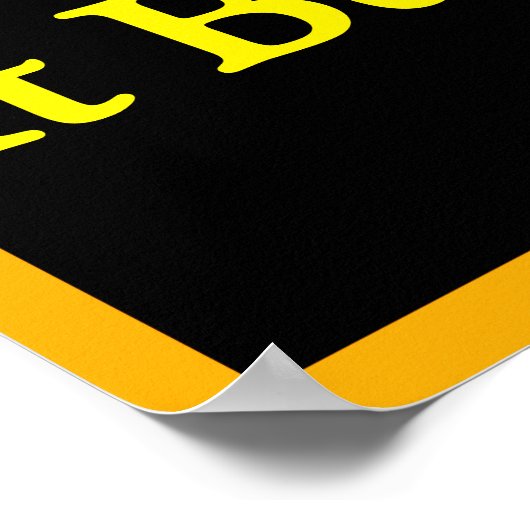 Non-Action Buys Oppression Poster (Ecke)