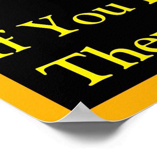 Non-Action Does not Buy Peace Speak Up Poster (Ecke)