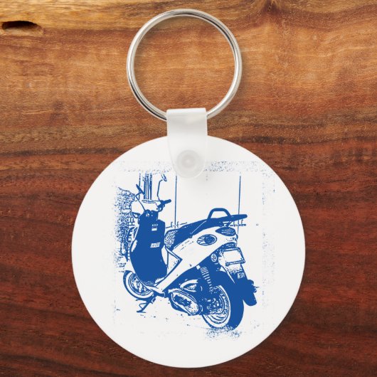 Non Apparel Blue Buddy Scooter Schlüsselanhänger (Vorderseite)