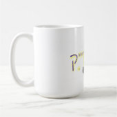 "Non-Binary" auf Jiddisch Kaffeetasse (Links)
