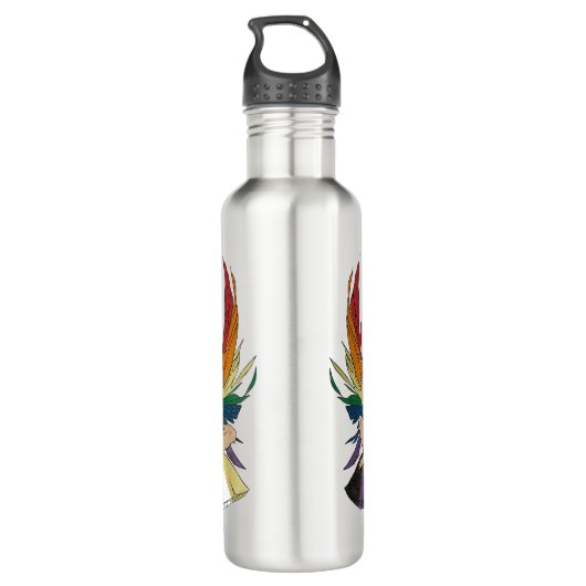 Non-binary Faerie Edelstahlflasche (Rückseite)