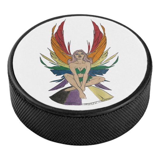 Non-binary Faerie Eishockey Puck (3/4)