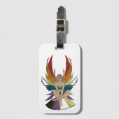 Non-binary Faerie Gepäckanhänger (Vorderseite Vertikal)