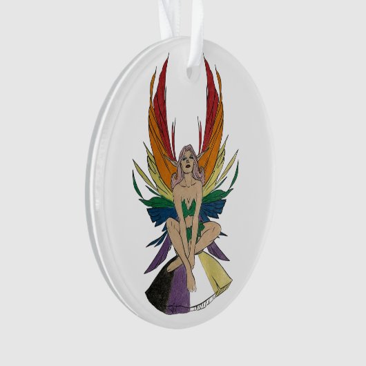 Non-binary Faerie Ornament (Vorderseite)