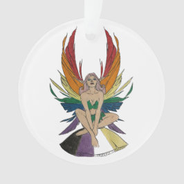 Non-binary Faerie Ornament