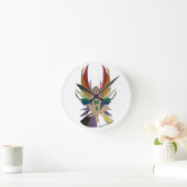 Non-binary Faerie Runde Wanduhr (Zuhause)