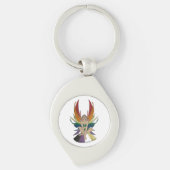 Non-binary Faerie Schlüsselanhänger (Vorderseite)