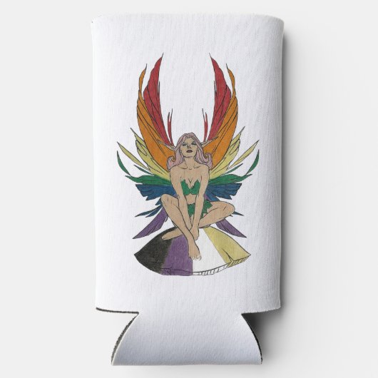 Non-binary Faerie Selters Dosenkühler (Rückseite)