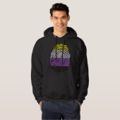 Non Binary Fingerprint Hoodie (Vorne ganz)