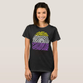 Non Binary Fingerprint T-Shirt (Vorne ganz)