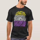Non Binary Fingerprint T-Shirt (Vorderseite)