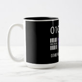 Non-Binary Genderqueer Happy Coffee Tasse (Links)