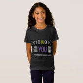 Non-Binary Genderqueer Happy T - Shirt (Vorne ganz)