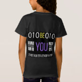 Non-Binary Genderqueer Happy T - Shirt (Rückseite)