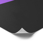 Non-binary pride flag with hearts poster (Ecke)