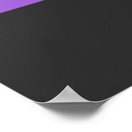 Non-binary pride flag with hearts poster (Ecke)